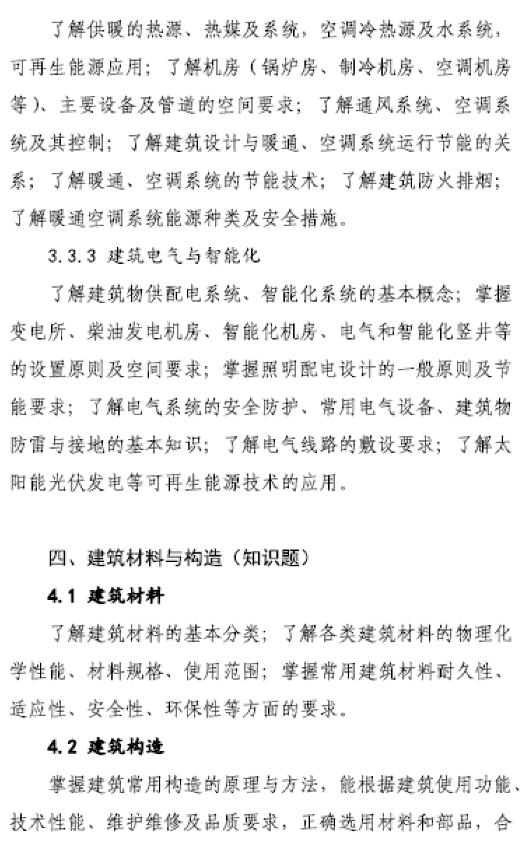 大事件！9門變6門！一級注冊建筑師考試大綱（21版）發(fā)布，2023年執(zhí)行！